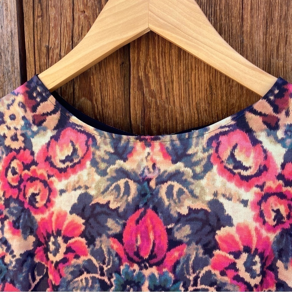 Sam & Lavi by Anthropologie 100% Rayon long sleeve lightweight dress Size M NWT - Picture 3 of 13
